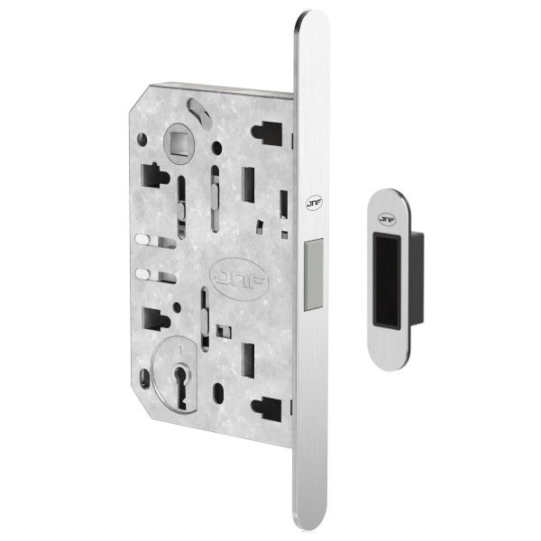 IN.20.877 Magnetlukk BB90/50 vasturauaga, Itaalia standard, satiinne nikkel