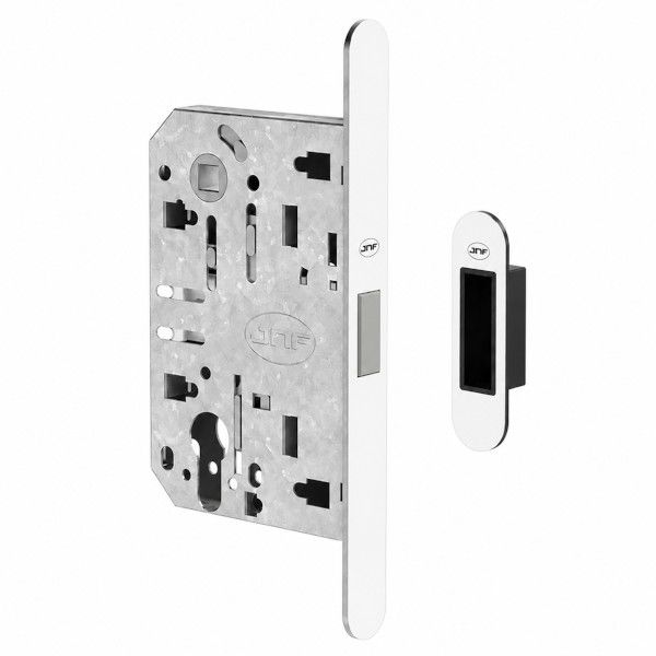 IN.20.875 Magnetlukk PZ85/50 vasturauaga, Itaalia standard, valge RAL9016