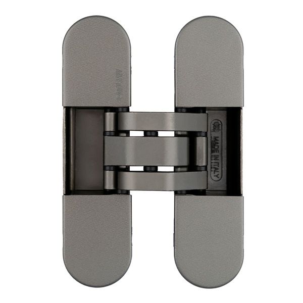INVISACTA 3D concealed hinge 30 × 120, titanium tone | UKSELINGIDPLUSS.ee