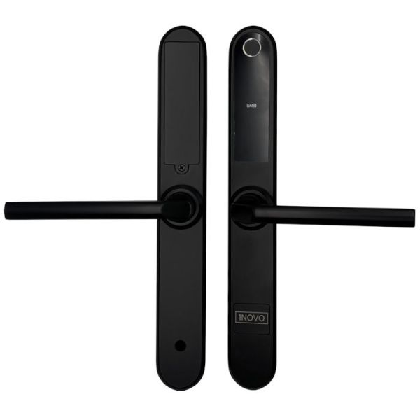 iNOVO IP55 smart door handle BAC, stainless steel, black