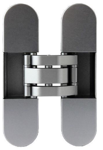 INVISACTA IN300 concealed hinge 30x120 mm, satinized nickel