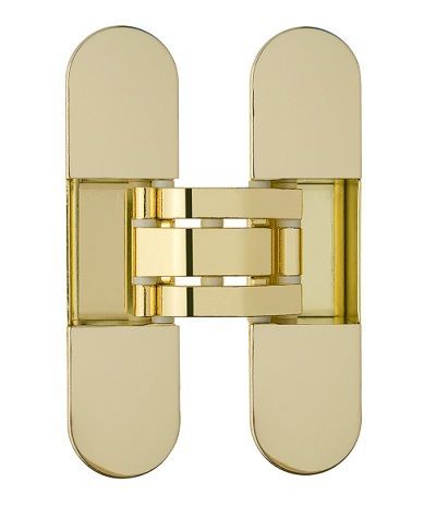 INVISACTA IN300 concealed hinge 30x120 mm, polished gold