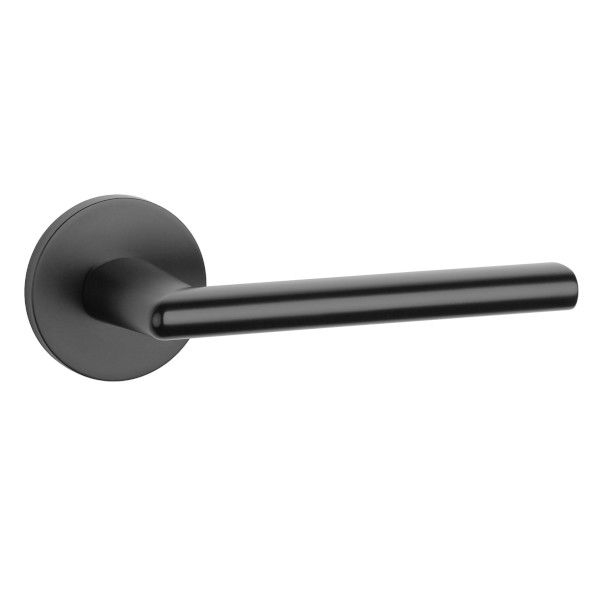 KALMIA handle/rose set BAC, round roses, 7mm, black
