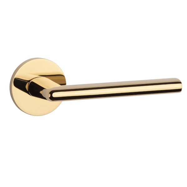 KALMIA handle/rose set BAC, round roses, 7mm, gold-tone PVD polished