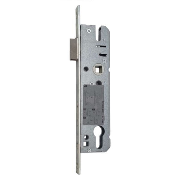 49N-PZ mortise lock 45-92-8mm, face plate 20x245mm, brightly galvanized49-PZ mortise lock 45/20-92 8mm, lightly galvanized