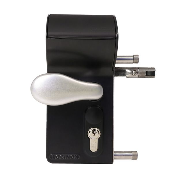 Code lock for square gate profiles 40-60 mm, black RAL 9005