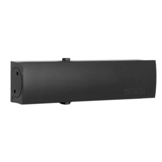 Uksesulguri korpus TS 2000 NV BC, must RAL9005