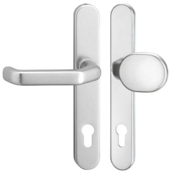 KRONOS 1200 Security backplate set knob/handle 8/92 aluminium F1