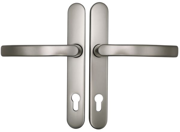 KRONOS 2000 Security backplate set handle/handle 8/92 stainless steel look