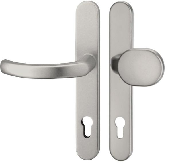 KRONOS 2000 turvakäepide K22 käepideme nupuga, 8/92mm, roostevaba teras