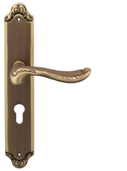 LADY door handle set PZ/72mm, bronze