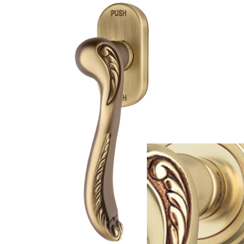 LADY 1390 SK window handle, right, french gold OF