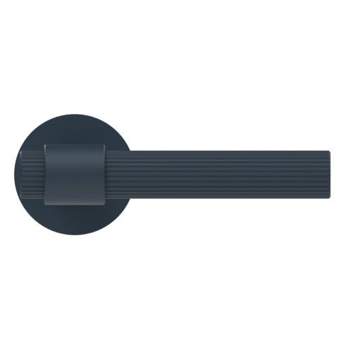 LINEA COLORS hanlde set with round roses RC05M BAC, aluminium boreal blue