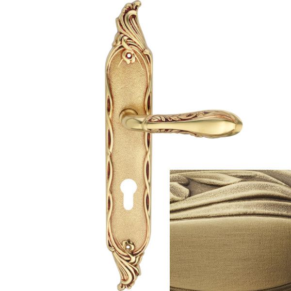 LIBERTY käepideme tagaplaadi komplekt PZ/72mm, messingist matt patineeritud