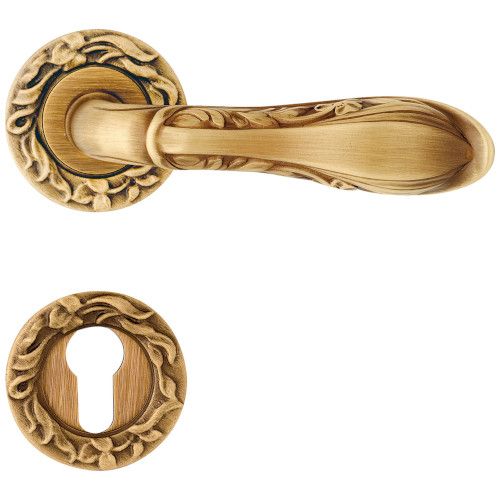 LIBERTY handle/rose 113 set. PZ, patine matt