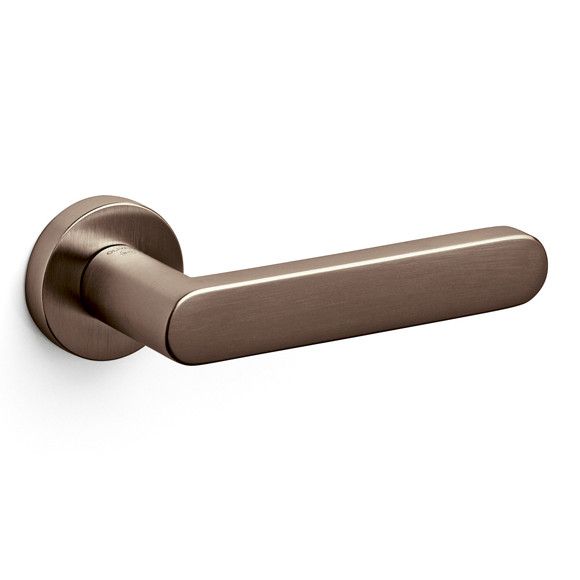 LINK handle set with roses BAC, satin bronze PVD (DS)