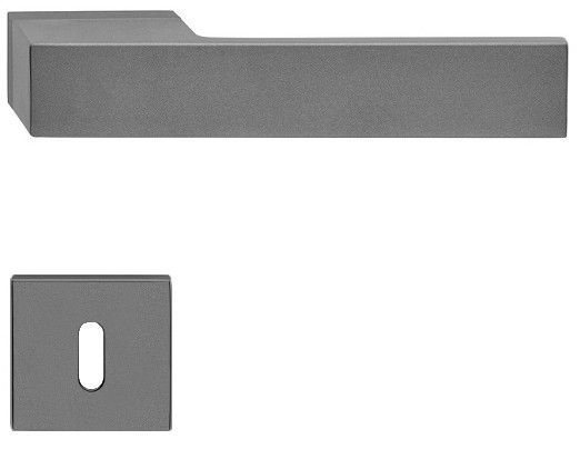 LOFT ZINCRAL käepide/roseti komplekt 024 BB, antratsiit messingist