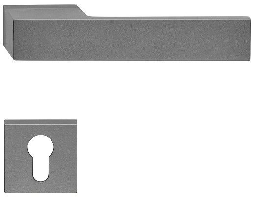 LOFT ZINCRAL käepide/roseti komplekt 024 PZ, antratsiit messingist