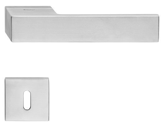 LOFT ZINCRAL käepide/roseti komplekt 024 BB, matt kroomitud messingist