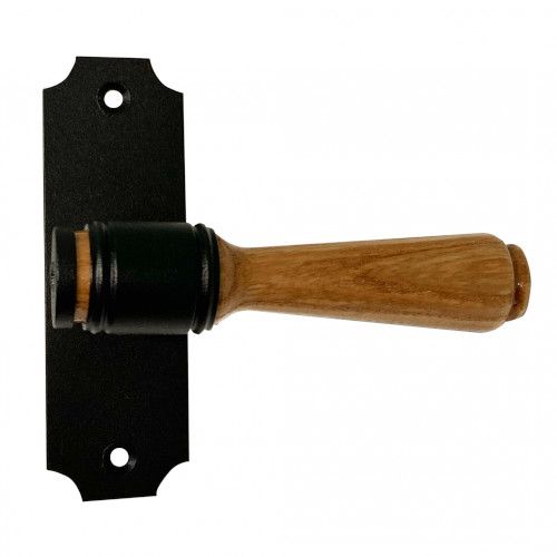 Aknakäepide KURZEMNIEKS, telg 7x40mm, hele tamm/maalitud matt must