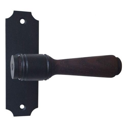 Aknakäepide KURZEMNIEKS, telg 7x40mm, tumedast tammest/maalitud mattmustaks.