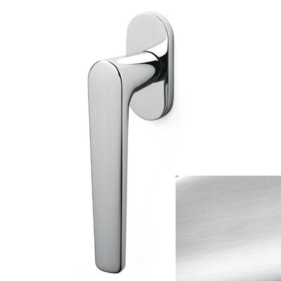 Window handle LUGANO K258B, chrome-plated, satin (CO)
