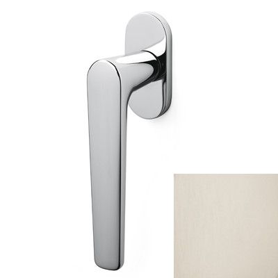 Window handle LUGANO K258B, nickel-plated PVD satin (NS)