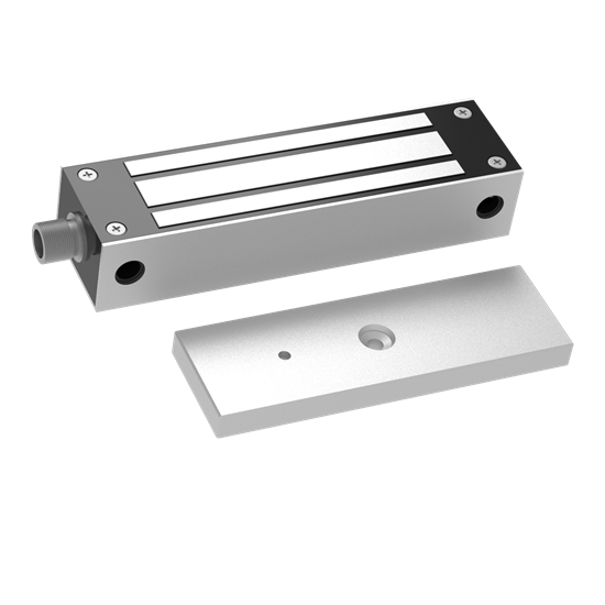 Niiskuskindel elektromagnet tagaplaadiga, 12-24V DC, 5000N