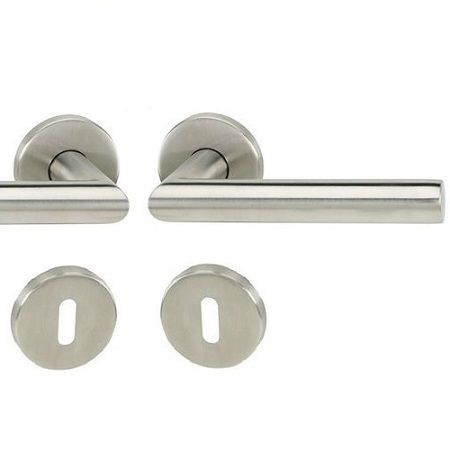 Mailand-R handle/rose set.BB , stainless steel
