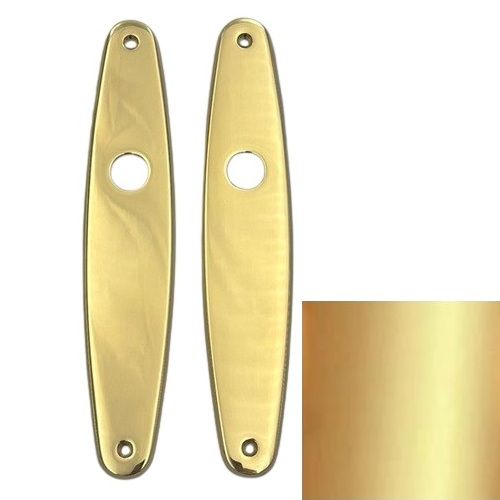 Door backplate BAC, brass matt