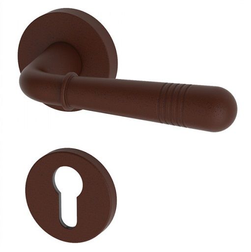 MAYBACH käepide/roseti komplekt PZ, roostetooniga vanandatud messingist