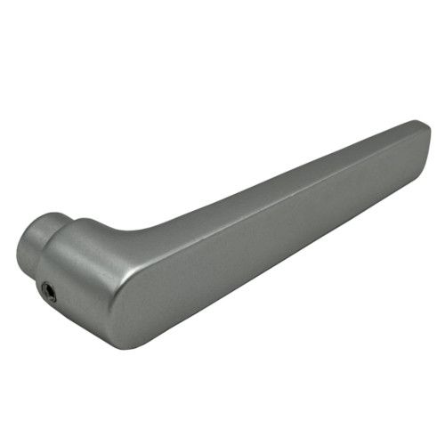 Door handle without the spindle, height 31 mm, aluminium F1