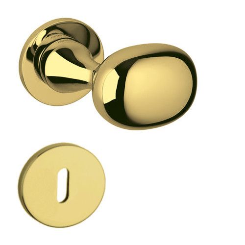 MELANZANA M266B handle/rose set, BB, gold tone PVD, polished (ZL)
