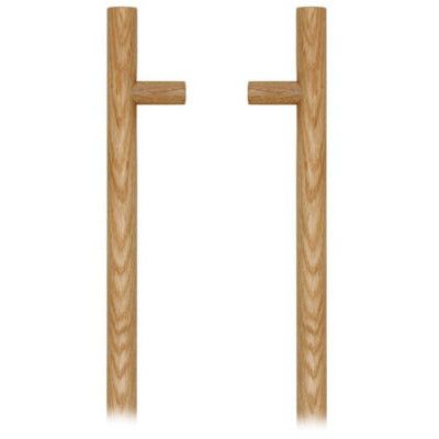 Pull handle double-sided METROPOL PP 400/38mm, length 600mm, through-bolt, oak natural