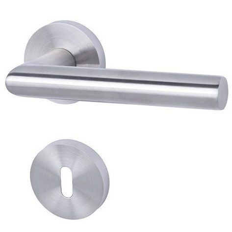 MOSKAU II handle/rose set.BB, stainless steel