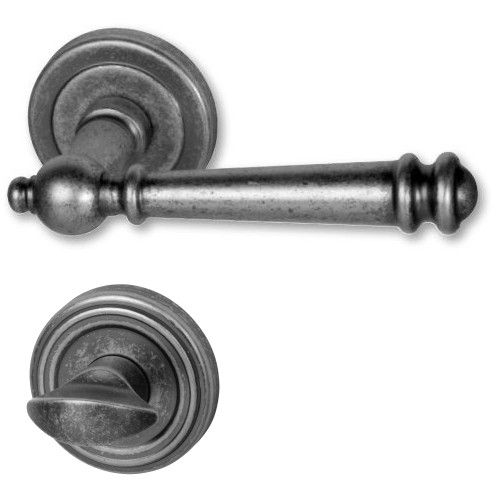 Mount Everest-R käepidemete komplekt rosetiga WC, antiik rauatooniga messing