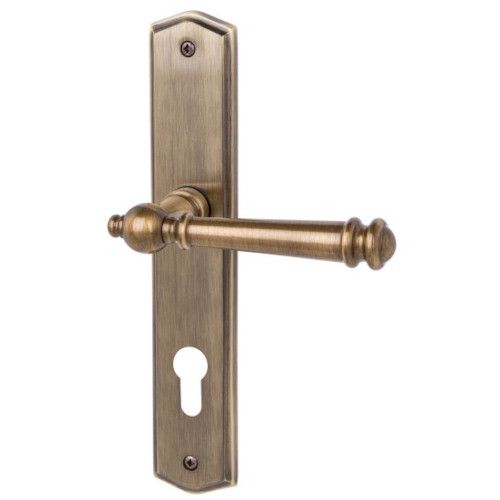 Mount Everest-LS Ukselink PZ tagaplaadiga, antiikpronksist matt messingist