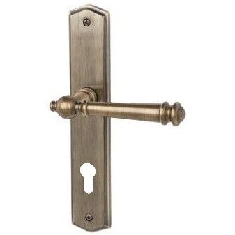 Mount Everest-LS Ukselink PZ tagaplaadiga, mattpruun messing