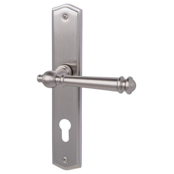 Mount Everest-LS Ukselink PZ tagaplaadiga, messingist harjatud roostevabast terasest