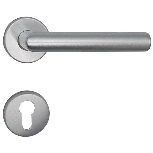 Natascha-R handle set with roses PZ, alum.F1