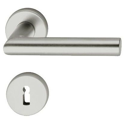 Natascha-R handle set with roses BB, alum.F1