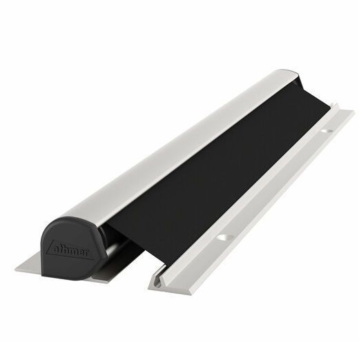 Näpukaitse NR-25 1925 mm, rull-lint must; profiilid ja korpus alumiiniumist naturaalses F1 (C-0) värvuses