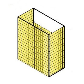 RENZ letter catcher, 300x350x150 mm, white