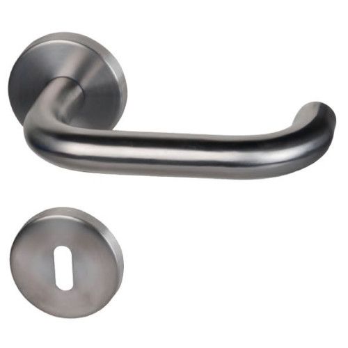 PAULA II-R, handle/rose set BB, stainless steel with PVD ABACO