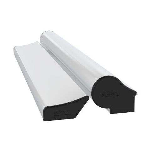 BA-28+ Näpukaitse profiil hingepoolsel küljel, RAL9016 valge