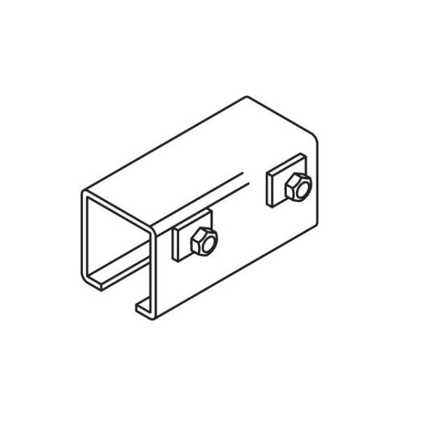 HAWA PORTA 600 ülemise rööpa ühendus, tsingitud teras