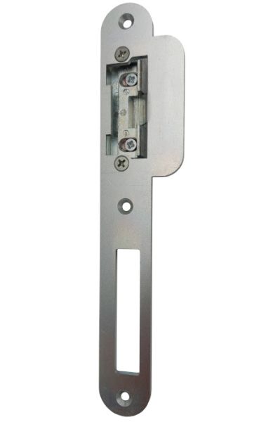9E adjustable strike plate, lightly galvanised, left