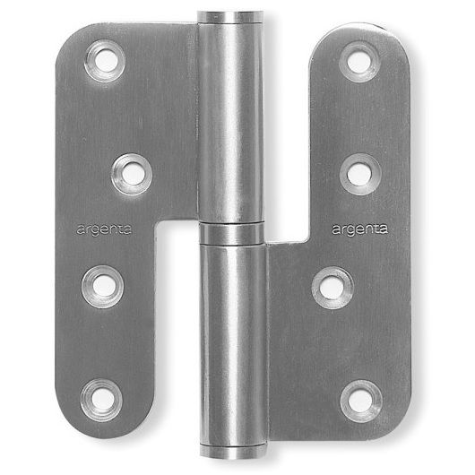 RD25 hinge 100x86 with ball bearing, st.steel, left - PACKAGE 120 PC.