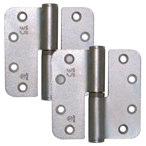 Hinged, 89x89 mm, puhastatud, tsingitud teras F1, paremal (PAAR)