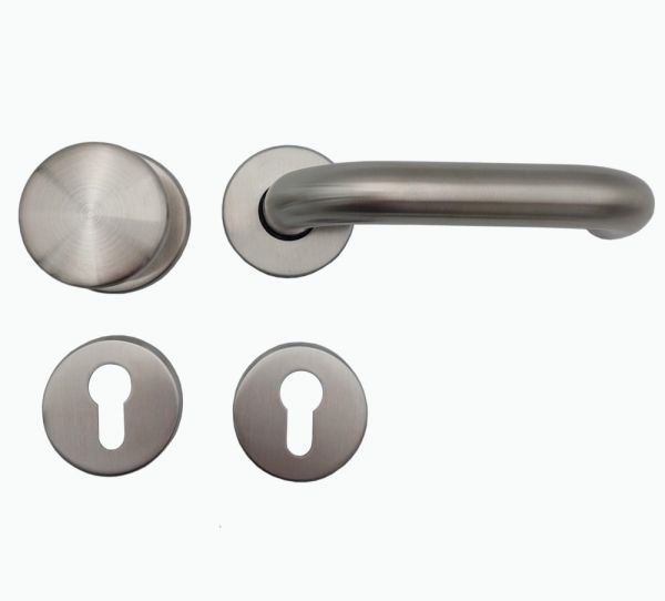 RIVA 103 WE 4. klassi käepide/roseti komplekti nupp koos käepidemenupuga K7, 8mm, roostevaba teras
